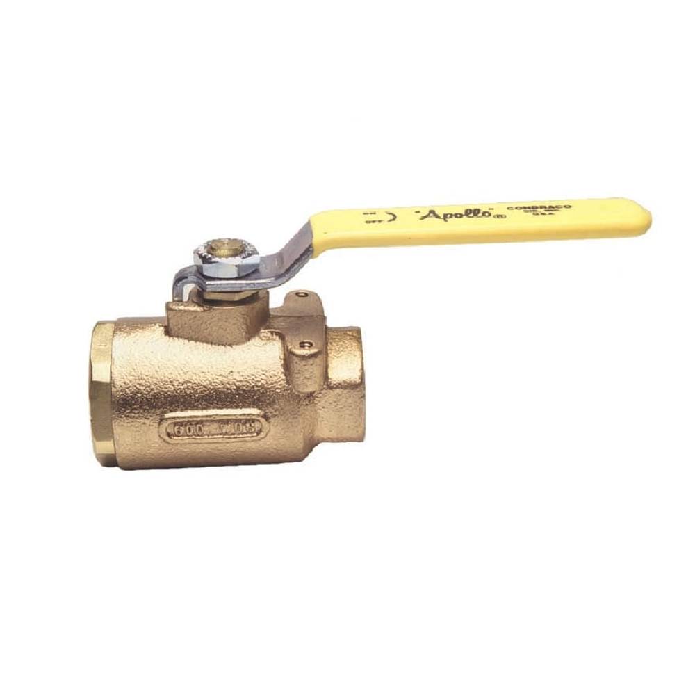 Apollo Bronze 2 Piece Ball Valve With Grounded Ball And Stem 3/4'' (2 X Fnpt)