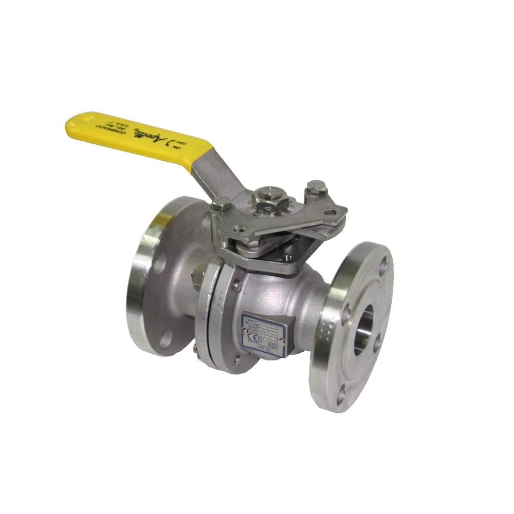 Apollo Stainless Steel Full Port Ball Valve Graphite Packing, Spiral Wound Graphite Body Seal, Rptfe Bearing, Tfm 1600 Seats, Ptfe Chevron Packing, Spiral Wound Ptfe Body Seal, Peek Bearing 12'' (2 X Flange)