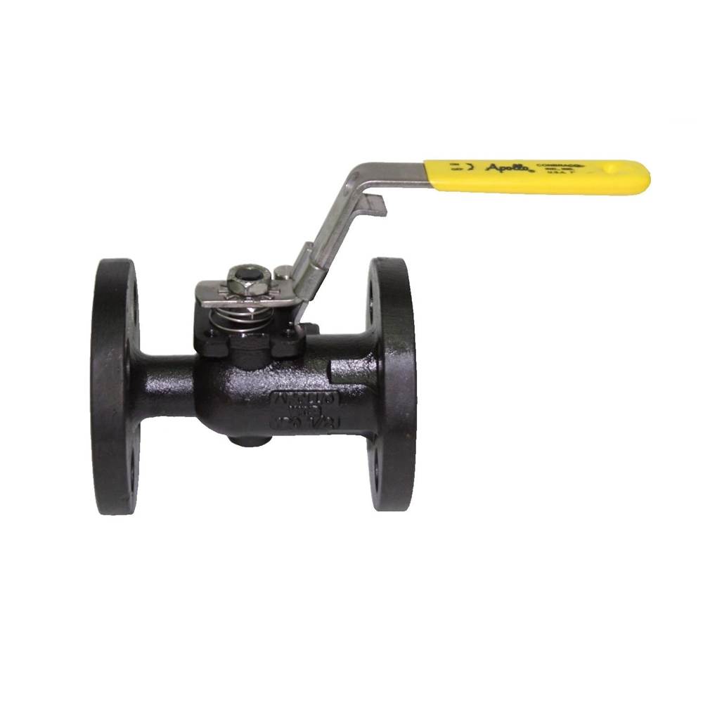 Apollo Carbon Steel Class 150 Full Port Ball Valve With 316 Ss Ball And Stem, 4'' Extended Bonnet, Tfm 1600 Seats, Ptfe Chevron Packing, Spiral Wound Ptfe Body Seal, Peek Bearing, Gear Operated Standard Hand Wheel 6'' (2 X Flange)