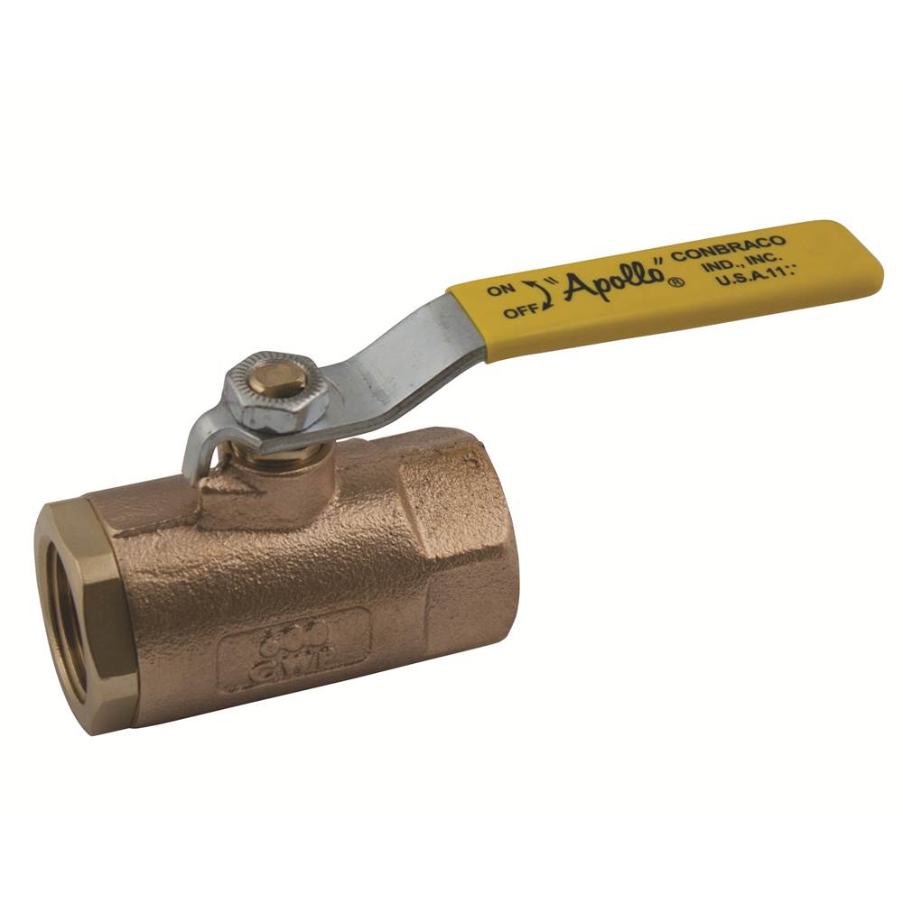 Apollo Bronze 2 Piece Ball Valve With Hydrostatic Tested W/ Certification 3/4'' (2 X Fnpt)