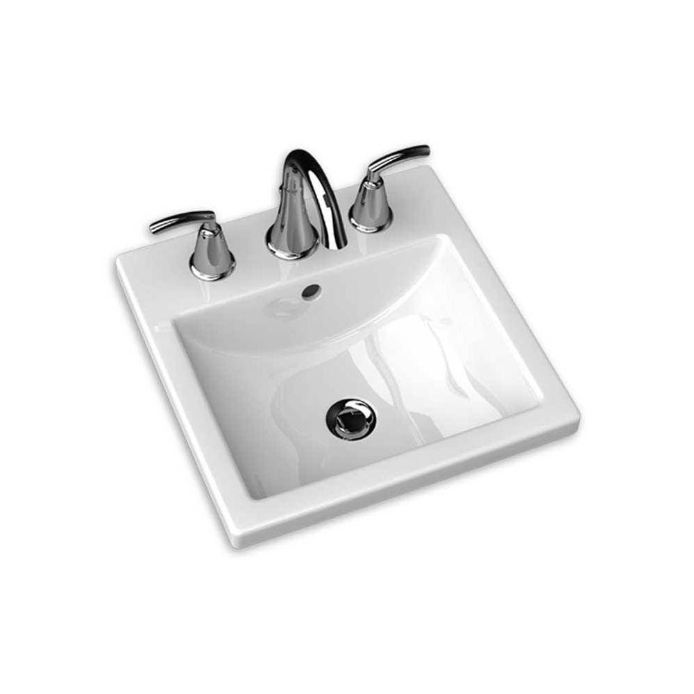 American Standard Studio Carre® Drop-In Sink With Center Hole Only