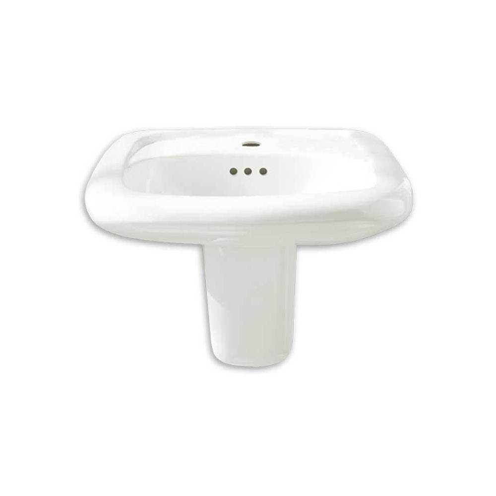 American Standard Murro™ Wall-Hung EverClean® Sink With 4-Inch Centerset and Extra Left-Hand Hole