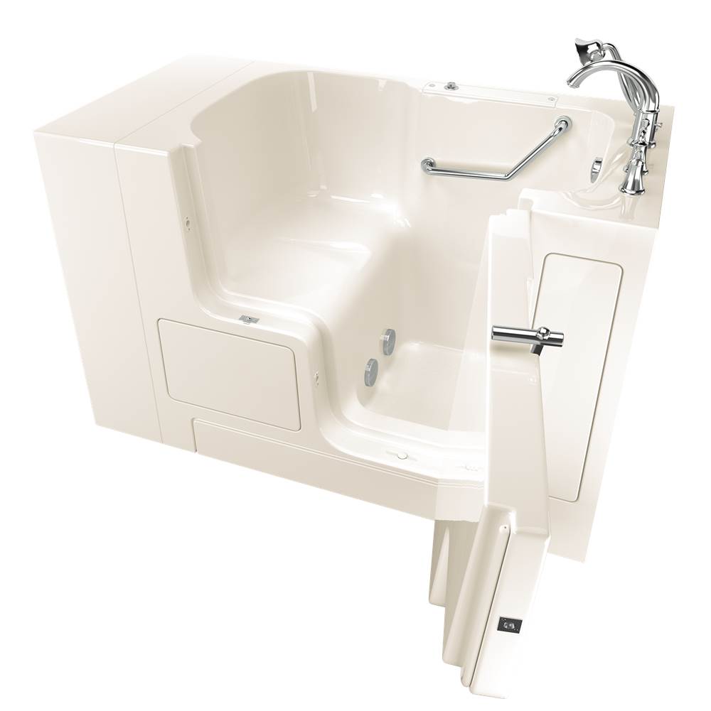American Standard Gelcoat Value Series 32 x 52 -Inch Walk-in Tub With Soaker System - Right-Hand Drain With Faucet