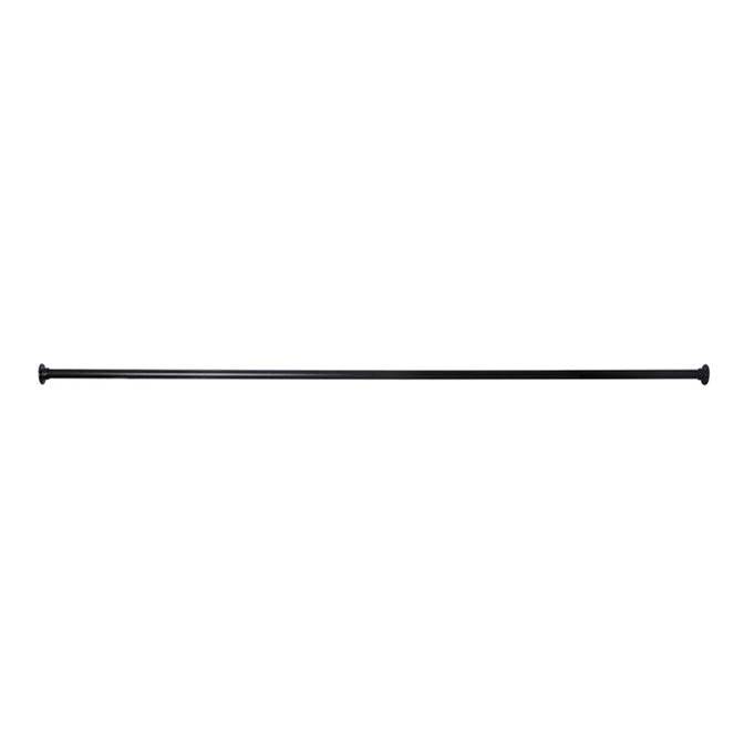 Barclay 4100 Straight Rod, 84'', w/310 Flanges, Matte Black