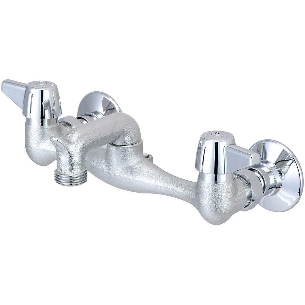Central Brass Service Sink-7-7/8'' To 8-1/8'' Two Canopy Hdls 2-1/2'' Rigid Spt-Rough Cp
