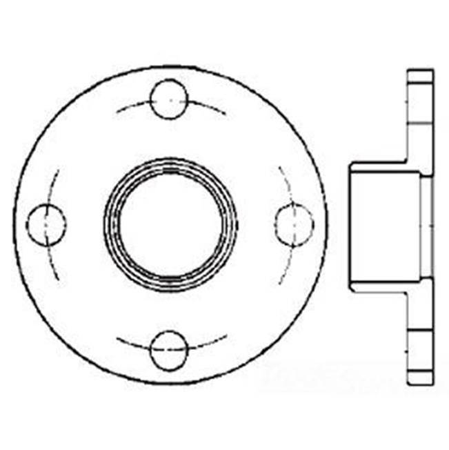 Cello Products Flange Fitting