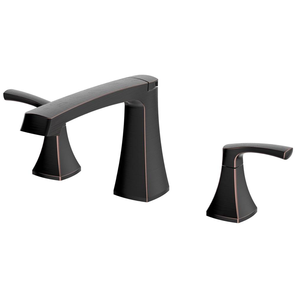Compass Manufacturing Cardania 8402Orb Oil Rubbed Bronze 4 Piece Roman Tub Faucet, No Hand Held Shower