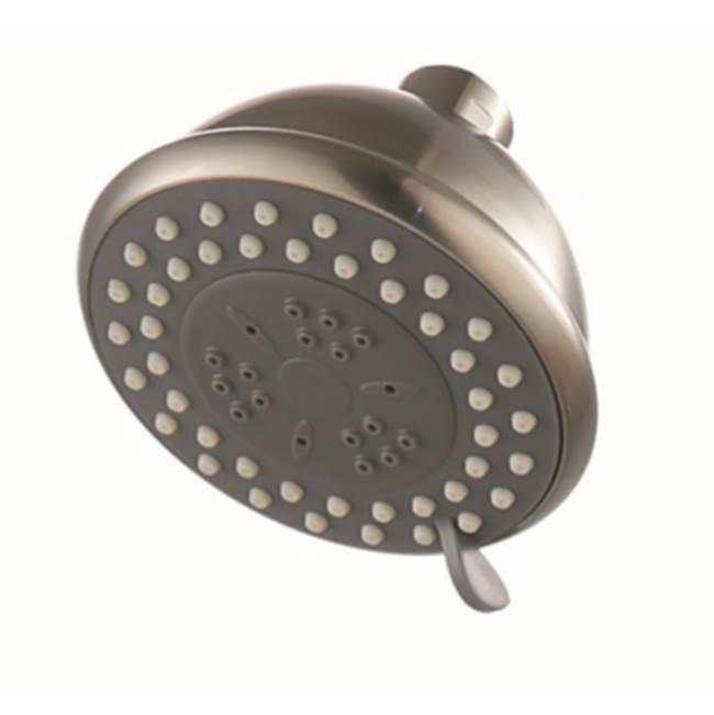 Compass Manufacturing Noble 3 Function Showerhead, Brushed Nickel, 1.5Gpm