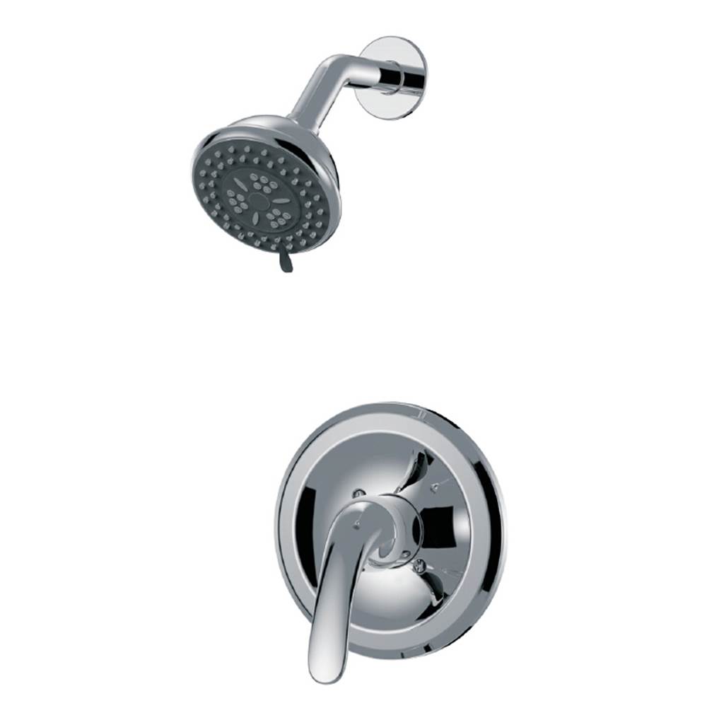 Compass Manufacturing Noble Cpt-2C Contractor Pack Trim Kit Chrome, Single Lever Shower Only