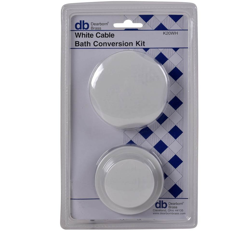 Dearborn Brass W & O Conversion Kit Cable Stopper White