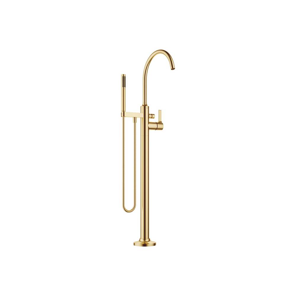 Dornbracht VAIA Single-Lever Tub Mixer For Freestanding Installation With Hand Shower Set In Brushed Durabrass