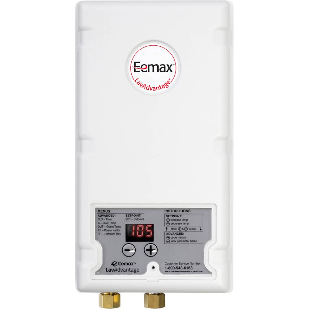 Eemax LavAdvantage 4.8kW 240V thermostatic tankless water heater for eyewash
