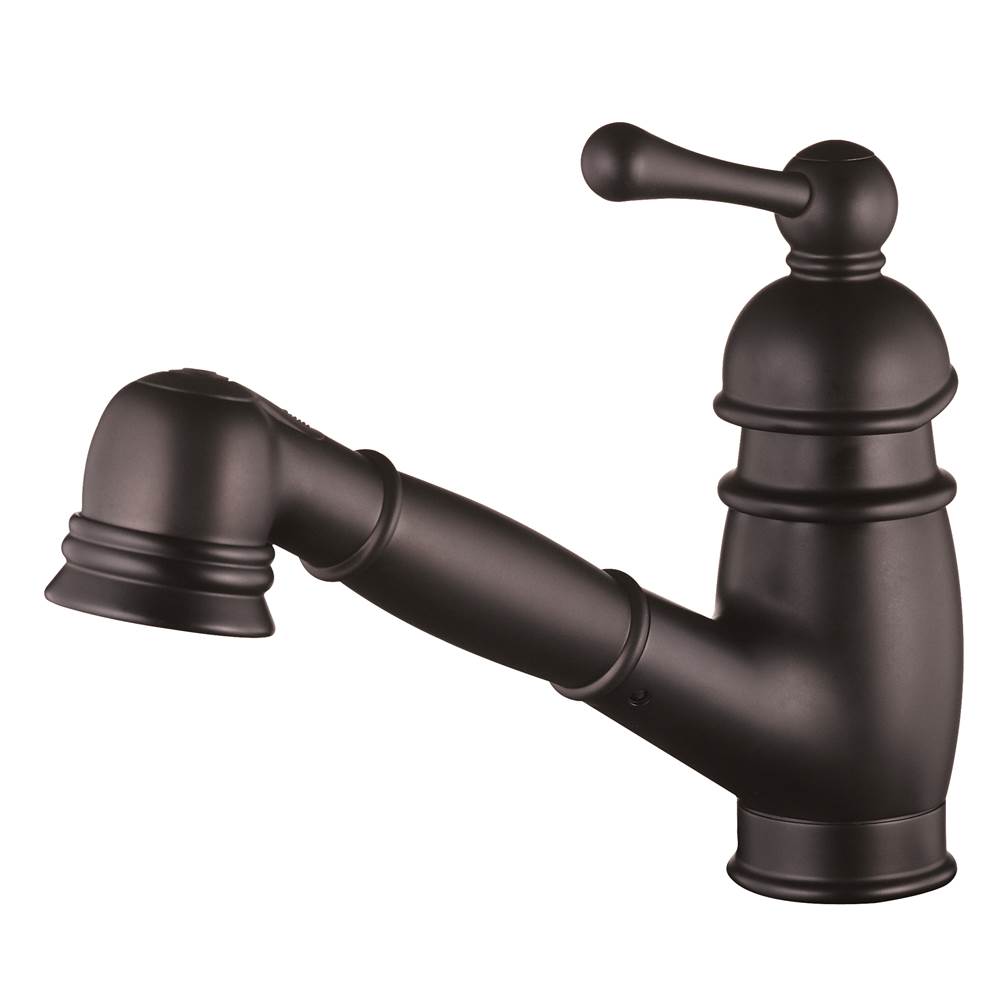 Gerber Plumbing Opulence 1H Pull-Out Kitchen Faucet 1.75gpm Satin Black