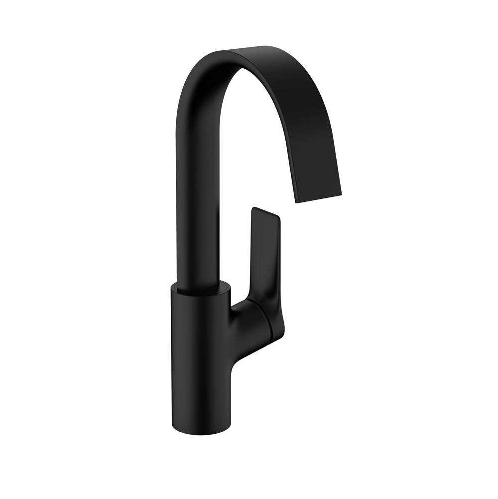 Hansgrohe Vivenis Single-hole Faucet 210 with Swivel Spout and Pop-Up Drain, 1.2 GPM in Matte Black