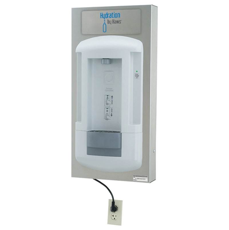 Haws Surface Wall Mount Touchless Bottle Filling Station