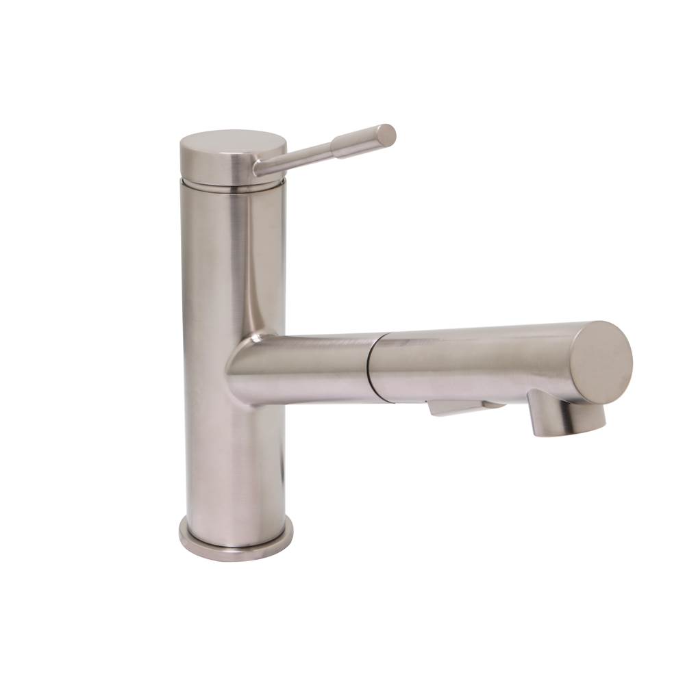 Huntington Brass Pull-Out Kitchen Faucet, Satin Nickel PVD
