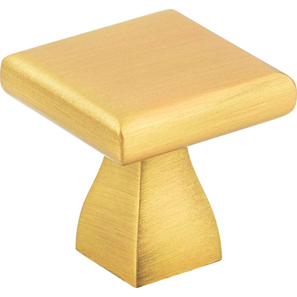 Hardware Resources 1'' Overall Length Brushed Gold Square Hadly Cabinet Knob