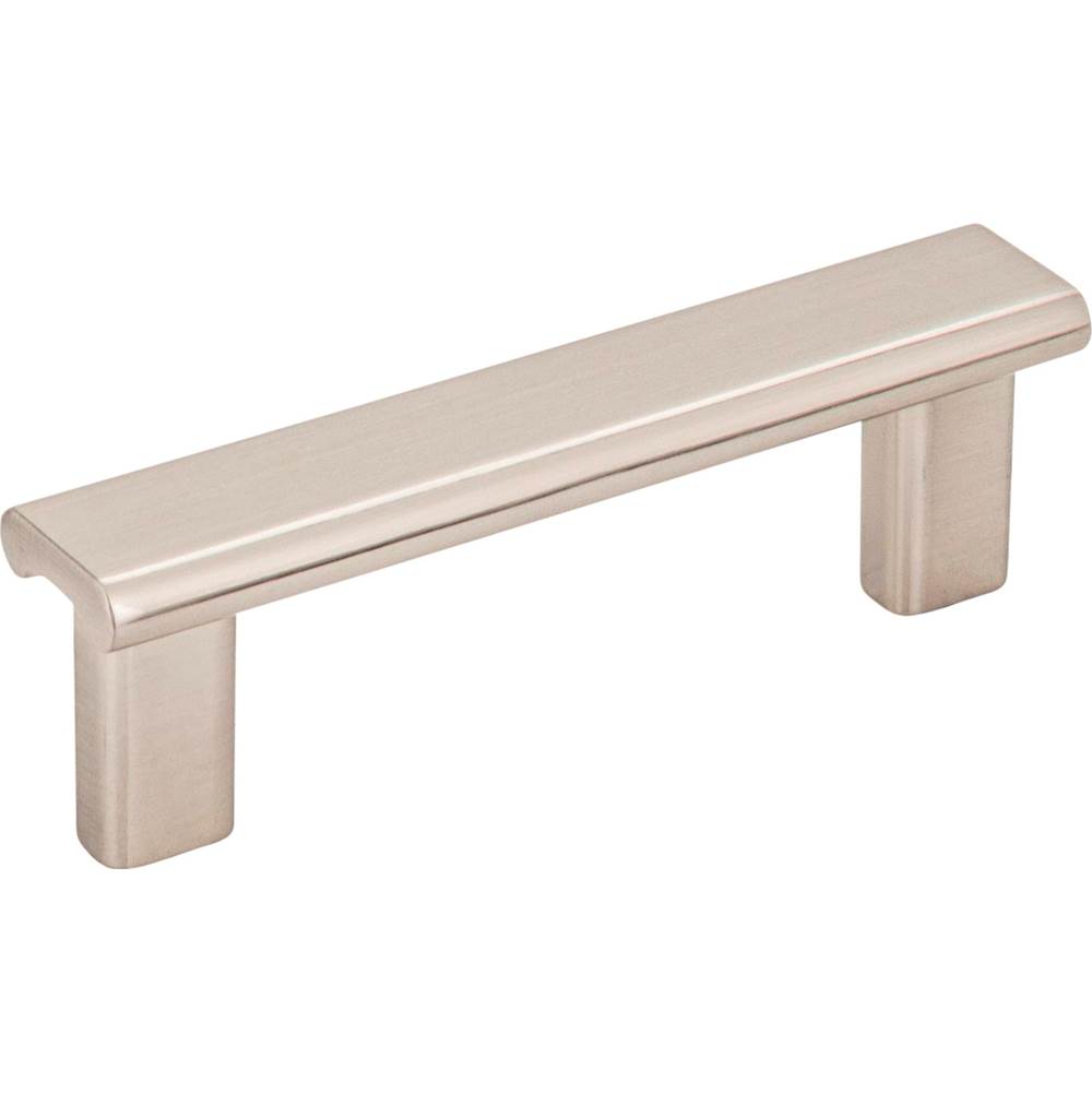 Hardware Resources 3'' Center-to-Center Satin Nickel Square Park Cabinet Pull