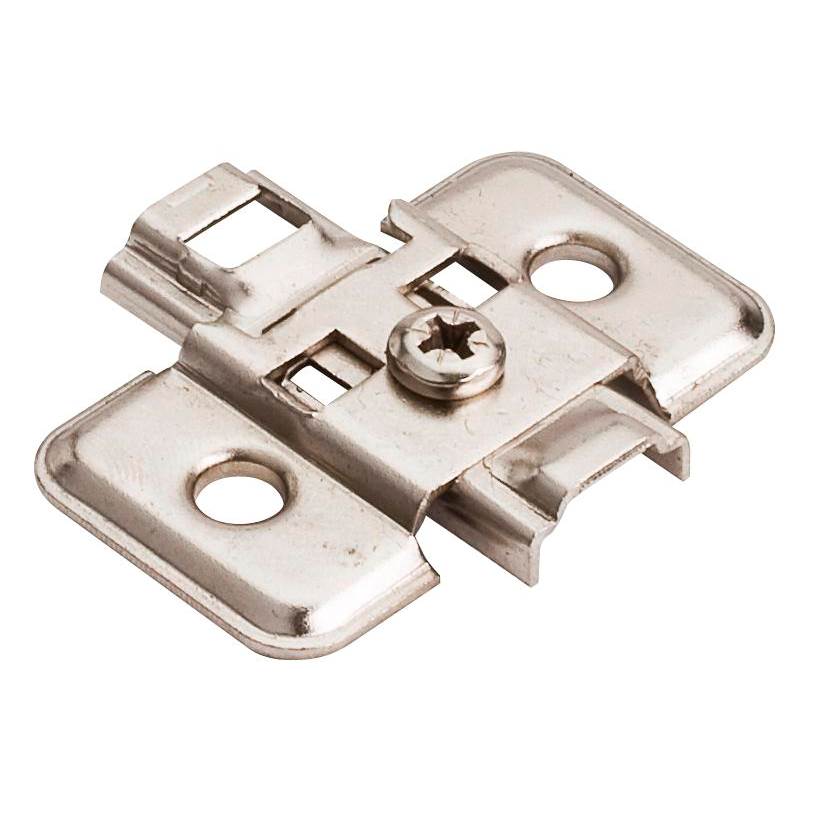 Hardware Resources Standard Duty 0 mm Cam Adjustable Steel Plate for 500 Series Euro Hinges