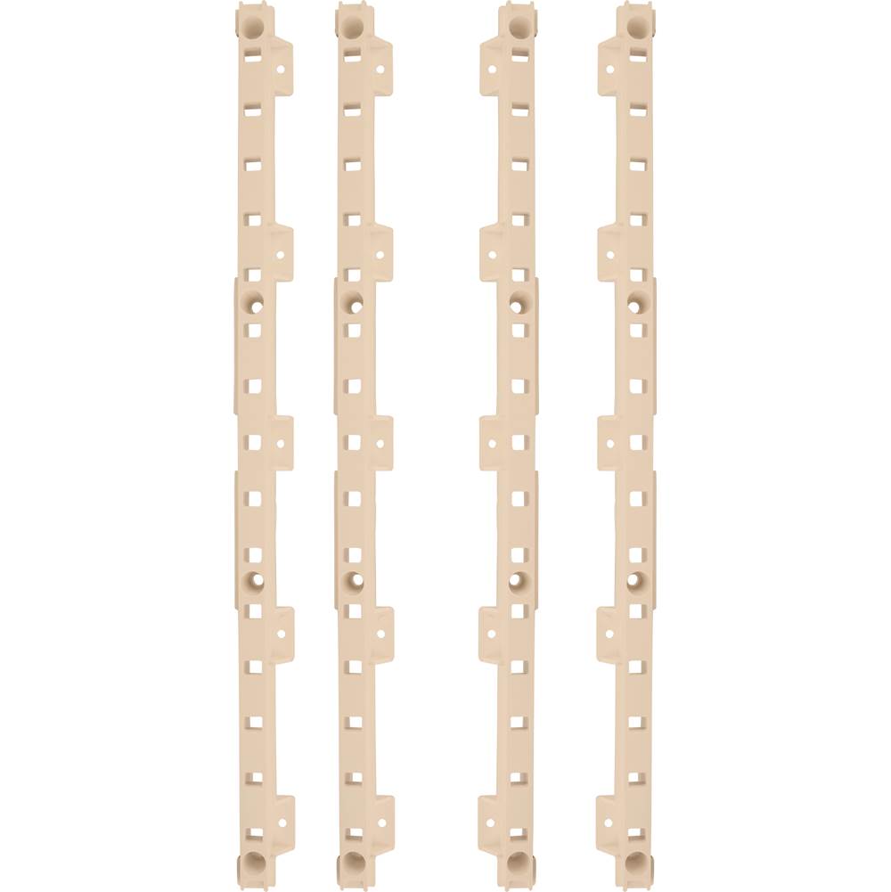 Hardware Resources 4-quick Tray Pilasters 1-1/4'' With 8 Hook Dowels and 8 Screws Finish:  Beige