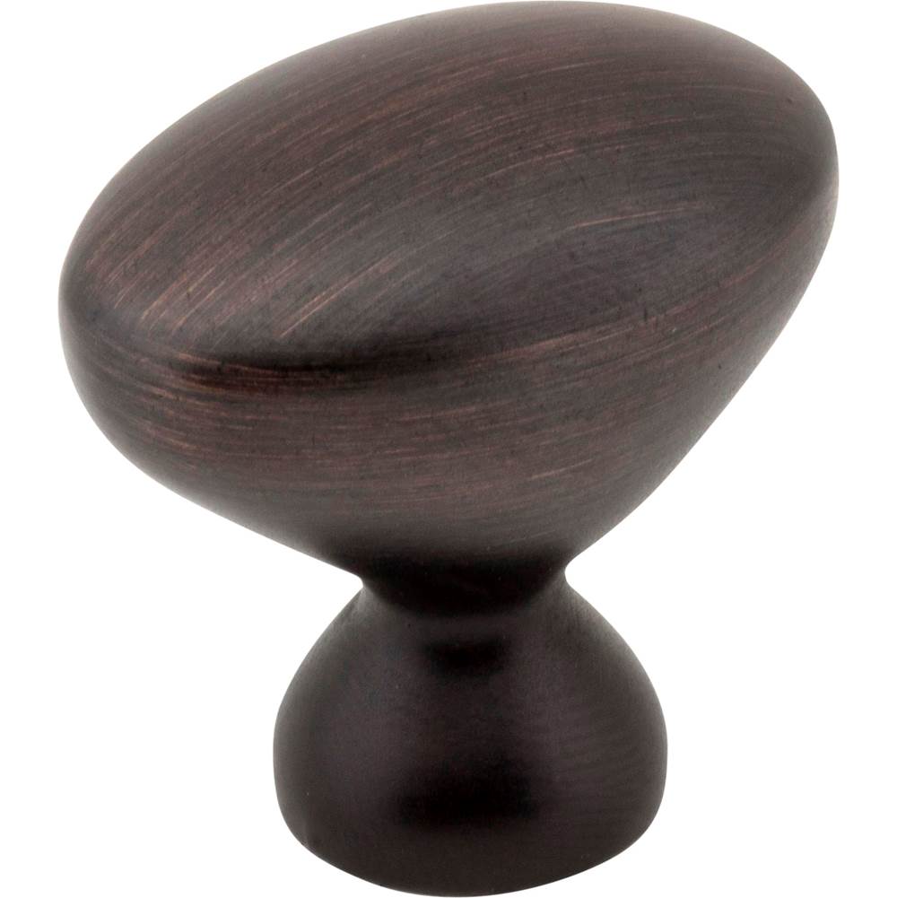 Hardware Resources 1-1/4'' Overall Length Brushed Oil Rubbed Bronze Oval Merryville Cabinet Knob