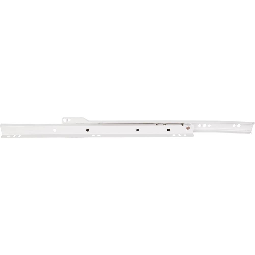 Hardware Resources 20'' (500 mm) Economy Cream White Self-closing 3/4 extension Side Mount Epoxy Slide - Builder Pack