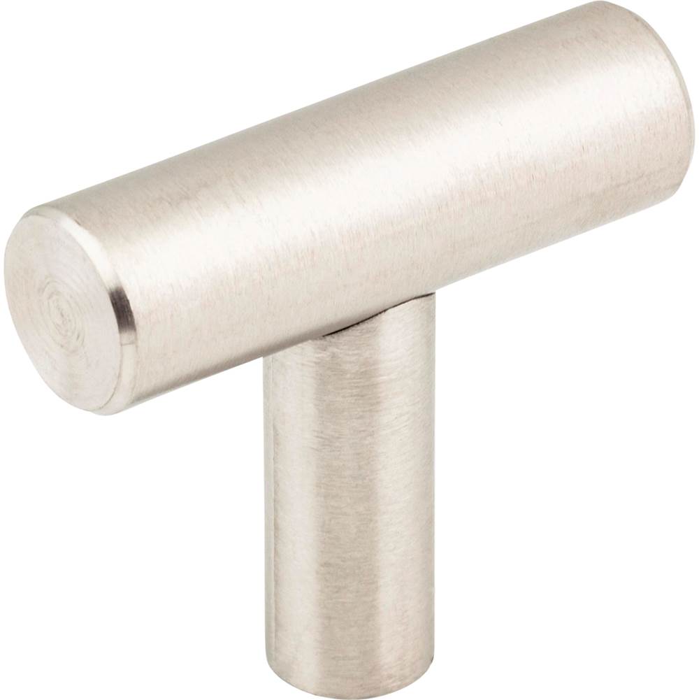 Hardware Resources 1-9/16'' Overall Length Hollow Stainless Steel Naples Cabinet ''T'' Knob
