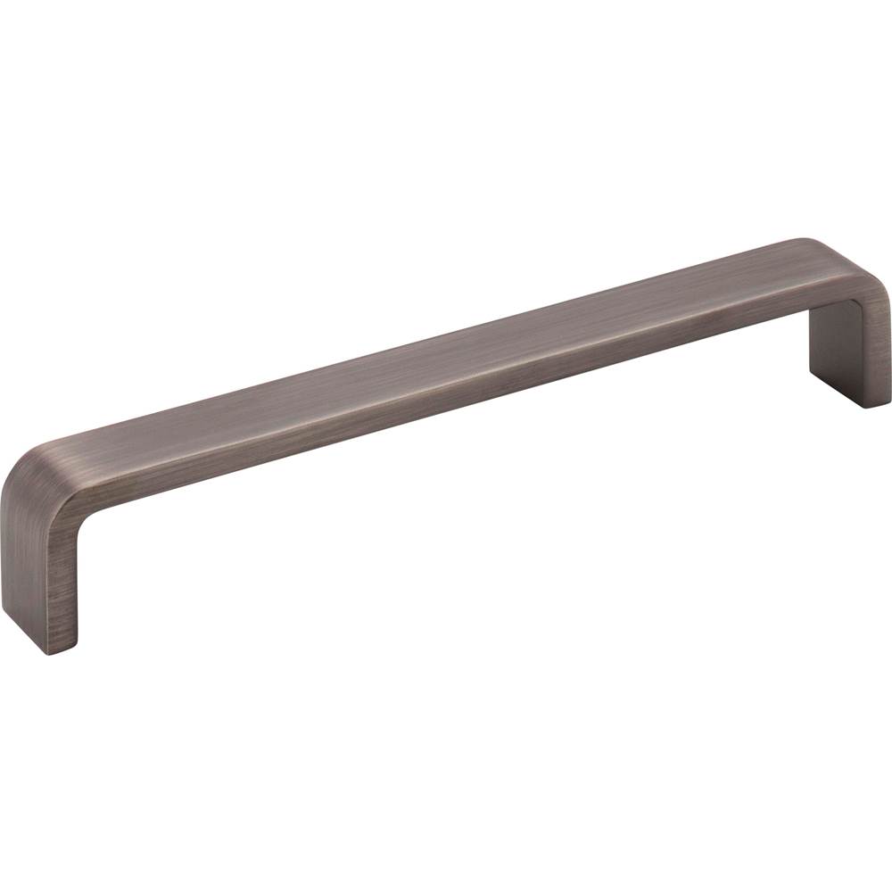 Hardware Resources 160 mm Center-to-Center Brushed Pewter Square Asher Cabinet Pull