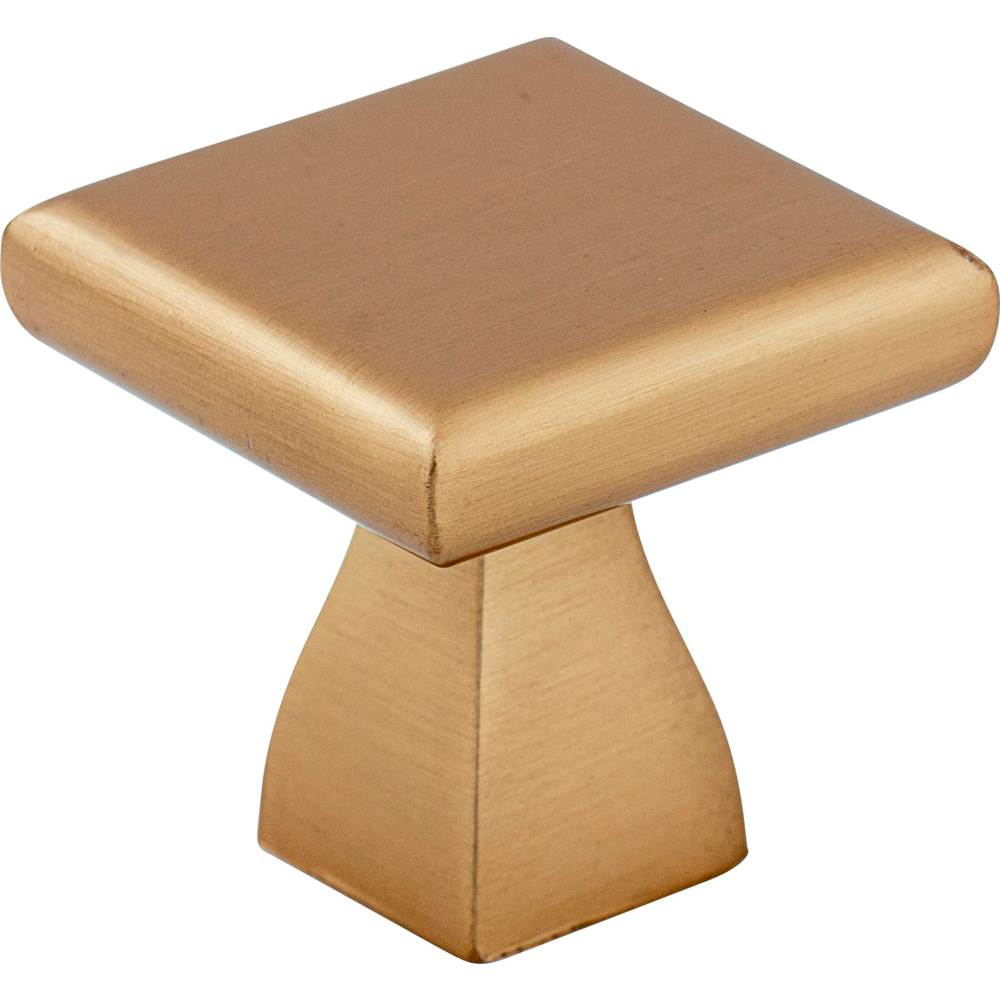 Hardware Resources 1'' Overall Length Satin Bronze Square Hadly Cabinet Knob