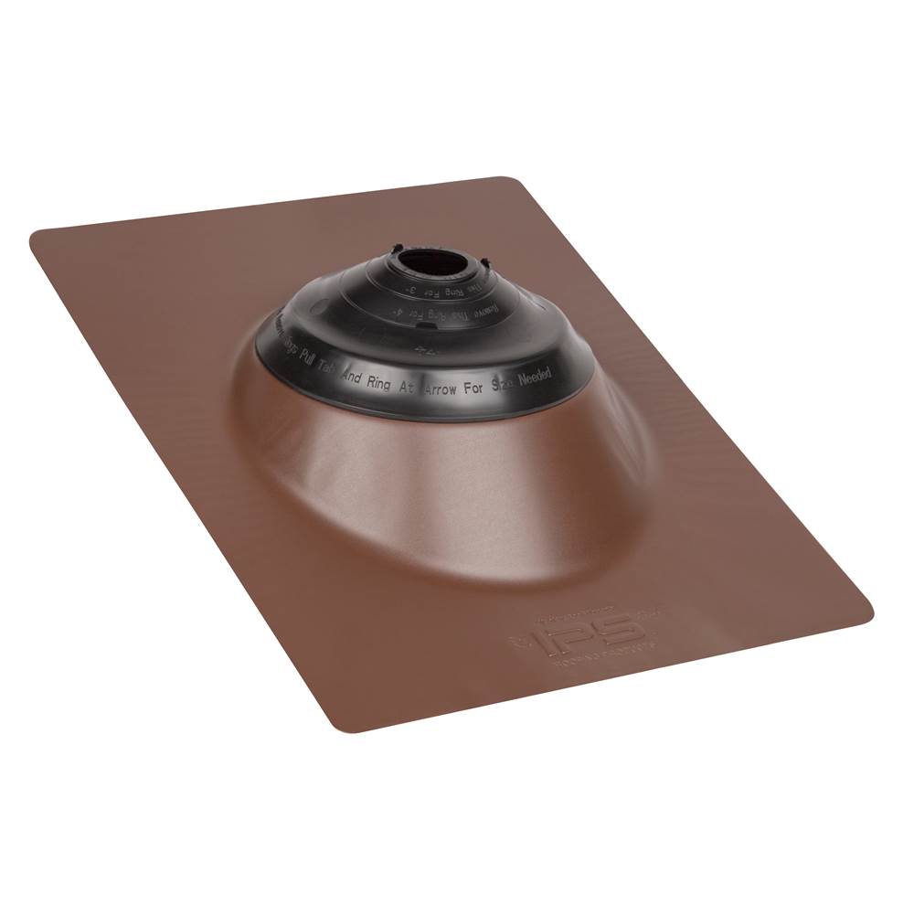IPS Roofing Products Brown 4N1 Galvanized Steel Base Roof Flashings