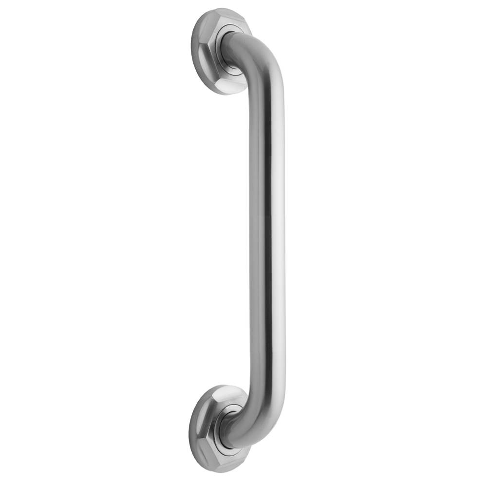 Jaclo 24'' Deluxe Grab Bar with Contemporary Hex Flange