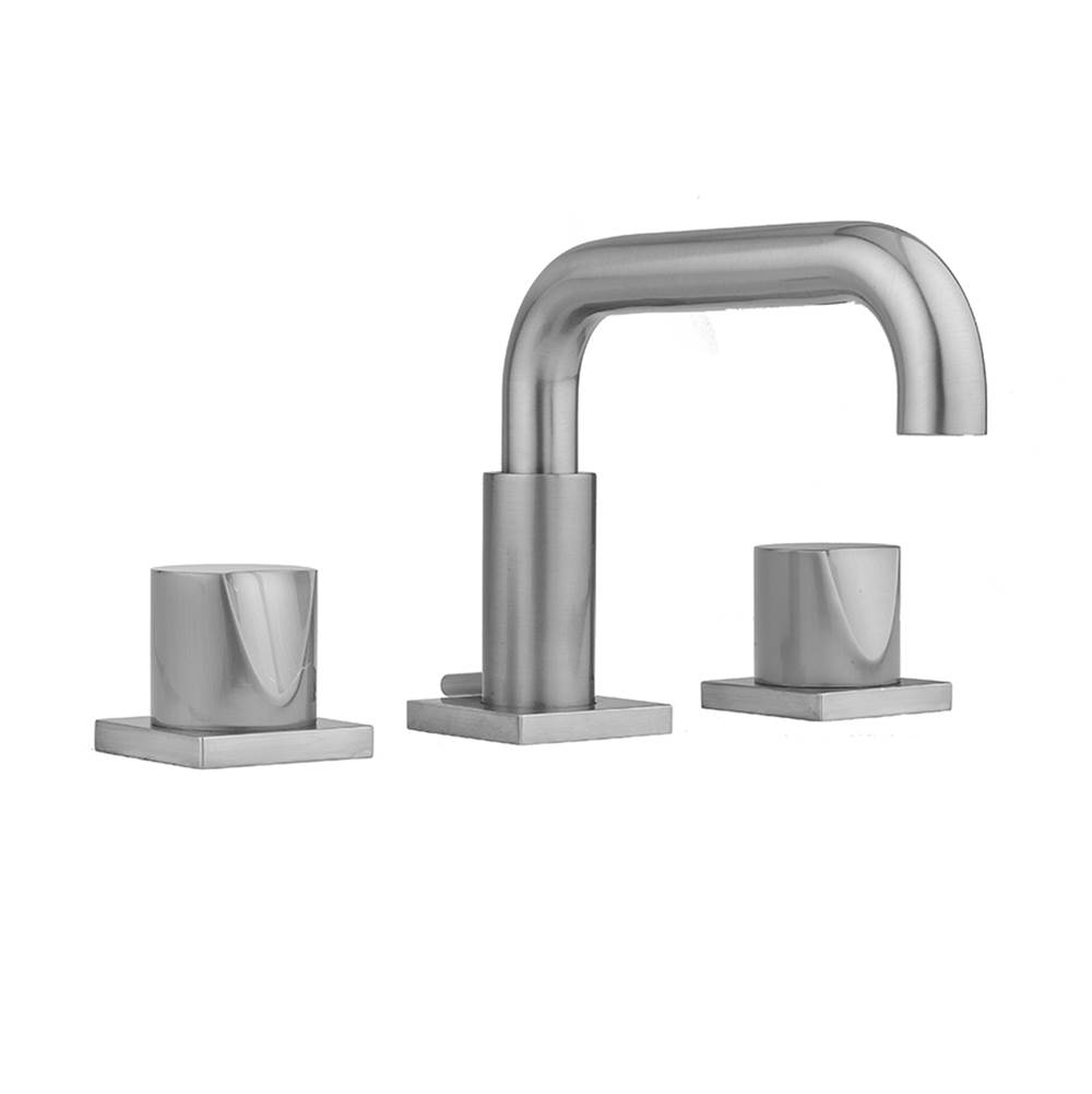 Jaclo Downtown  Contempo Faucet with Square Escutcheons & Thumb Handles -1.2 GPM