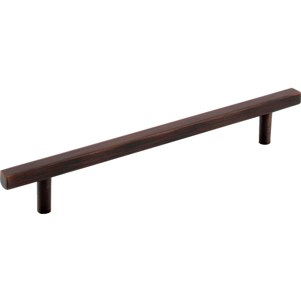 Jeffrey Alexander 160 mm Center-to-Center Brushed Oil Rubbed Bronze Square Dominique Cabinet Bar Pull