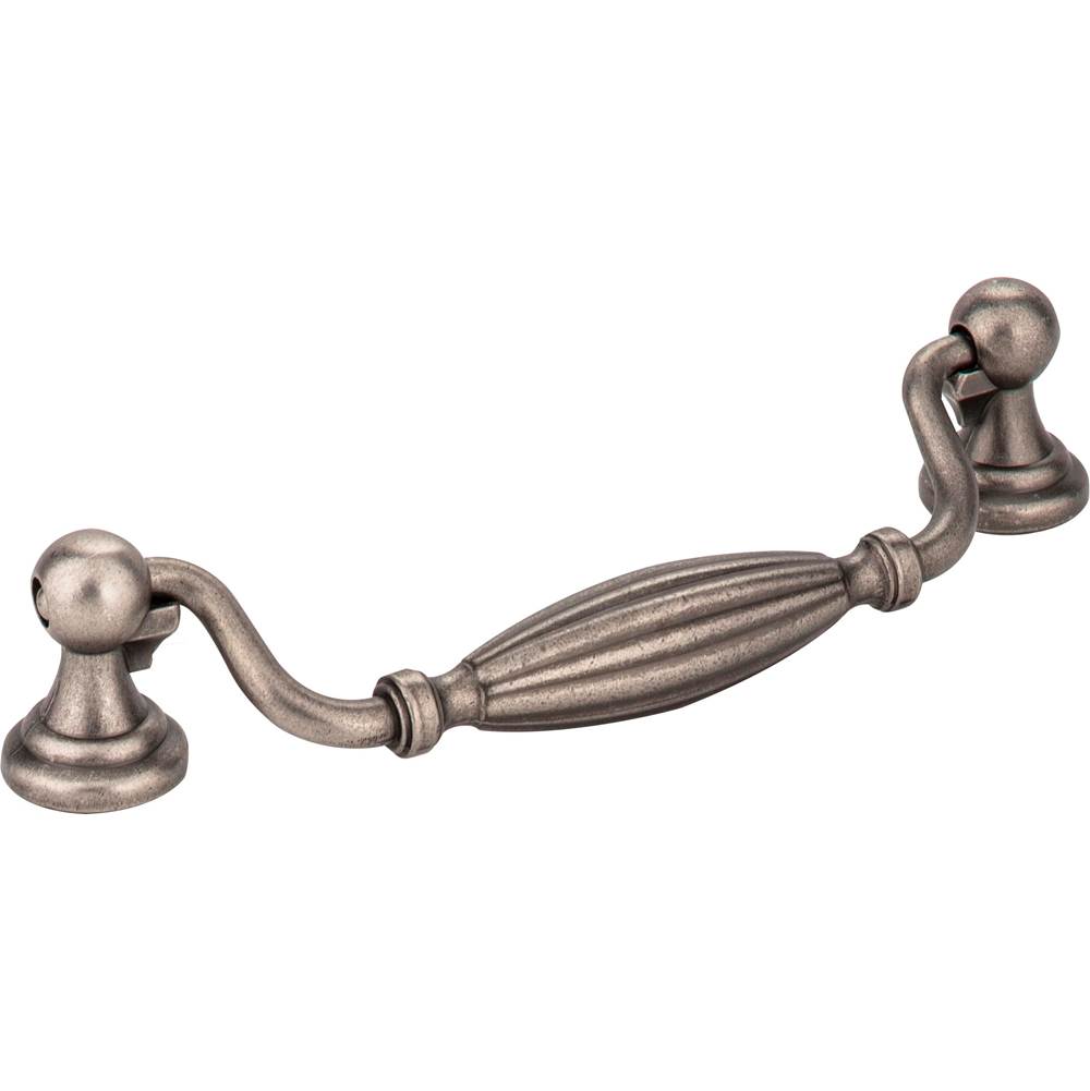Jeffrey Alexander 128 mm Center-to-Center Distressed Pewter Glenmore Cabinet Drop Pull