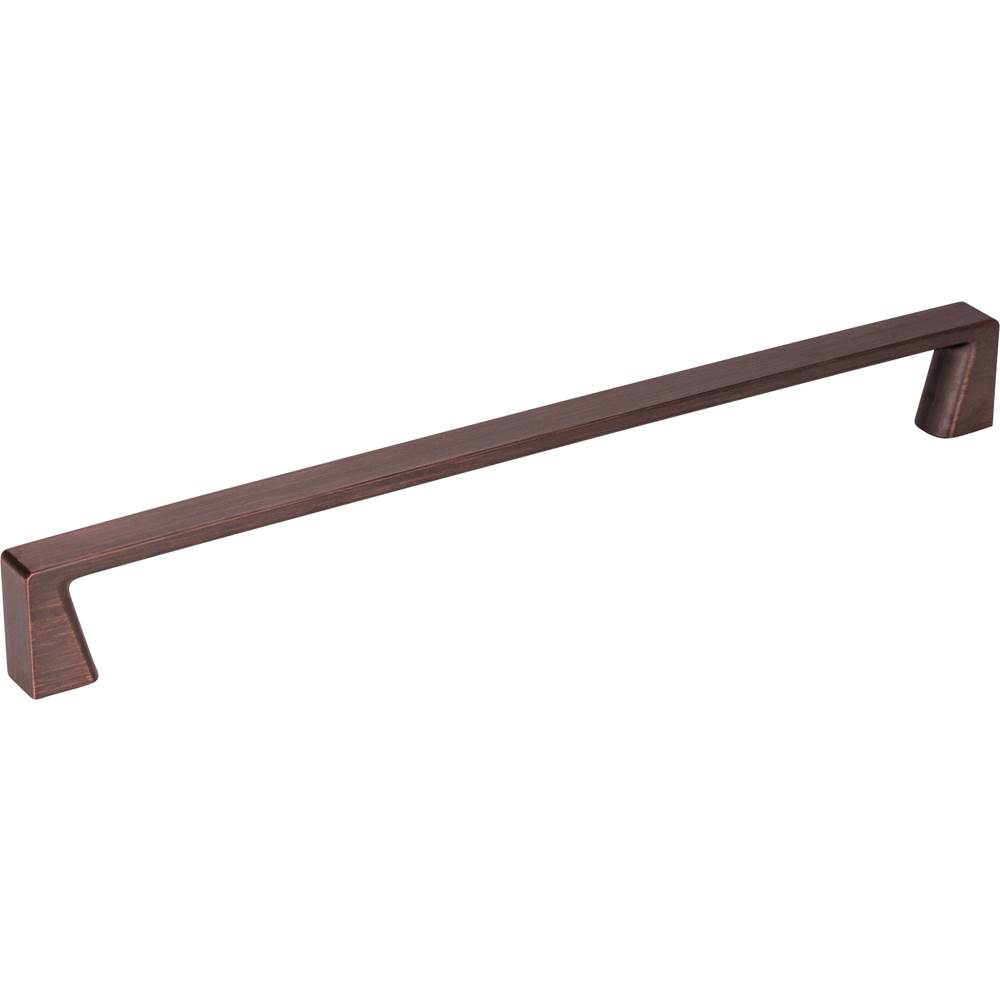 Jeffrey Alexander 224 mm Center-to-Center Brushed Oil Rubbed Bronze Square Boswell Cabinet Pull