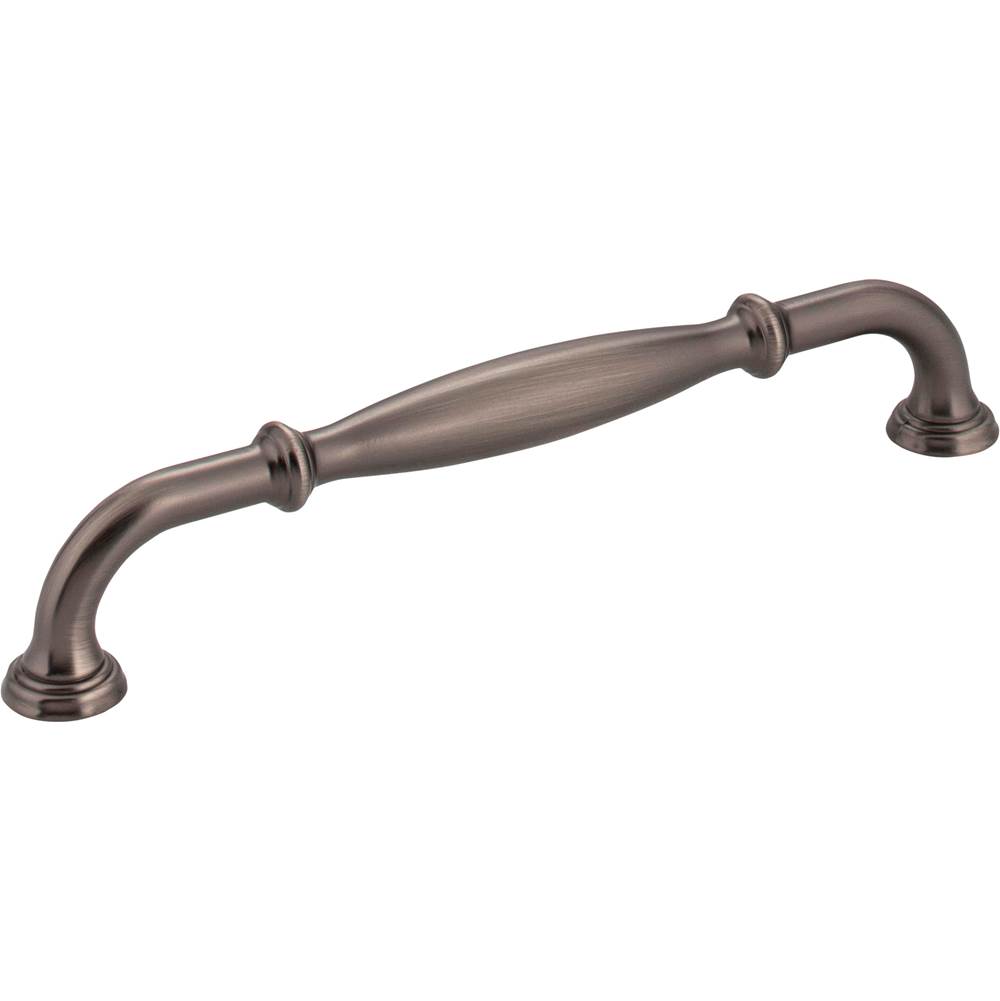 Jeffrey Alexander 160 mm Center-to-Center Brushed Pewter Tiffany Cabinet Pull