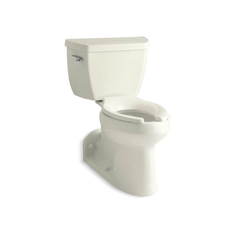 Kohler Barrington™ Comfort Height® Two-piece elongated chair height toilet with tank cover locks