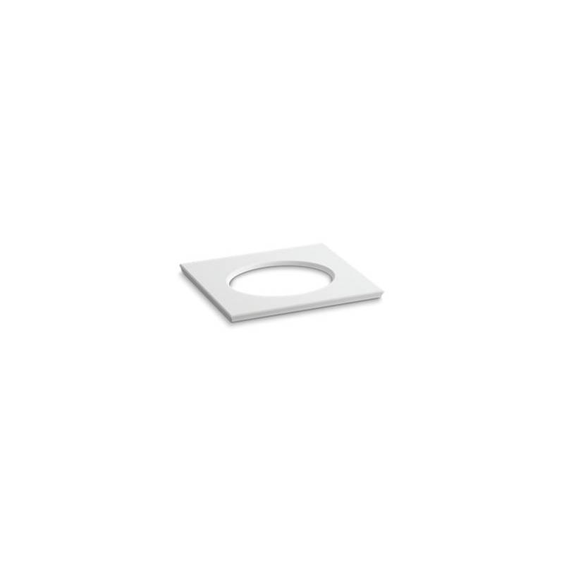 Kohler Solid/Expressions® 25'' vanity-top with single Verticyl® oval cutout