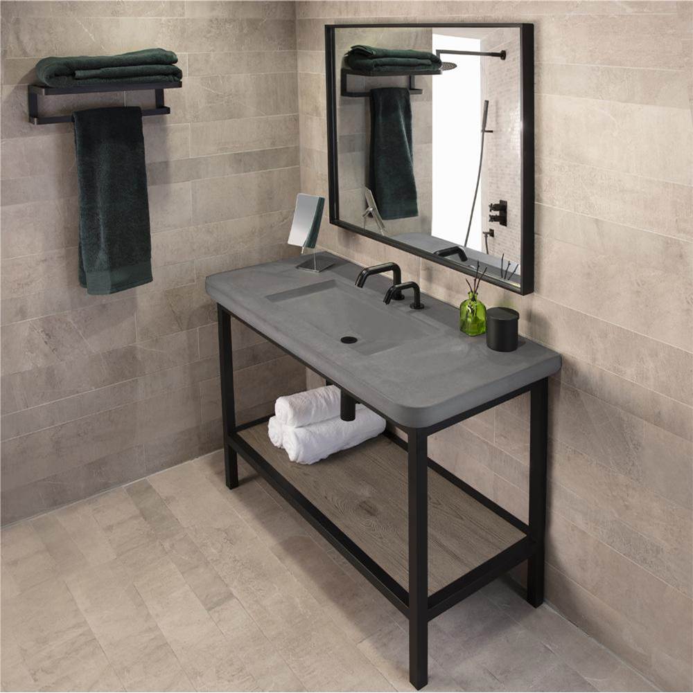 Lacava Vanity top sink made of concrete no overflow, used with NTR-FF-66 or NTR-ADA-66 console stand
