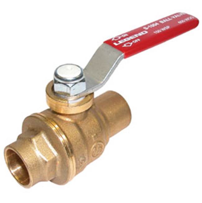 Legend Valve 3'' S-1004 Forged Brass Large Pattern Full Port Ball Valve, with Cubic Ball