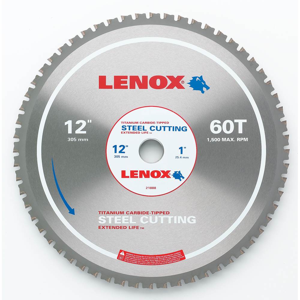 Lenox Tools Circular Saw St120060Ct 12'' X 60 Steel