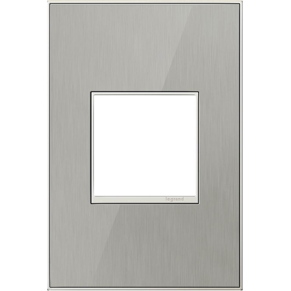 Legrand Brushed Stainless, 1-Gang Wall Plate