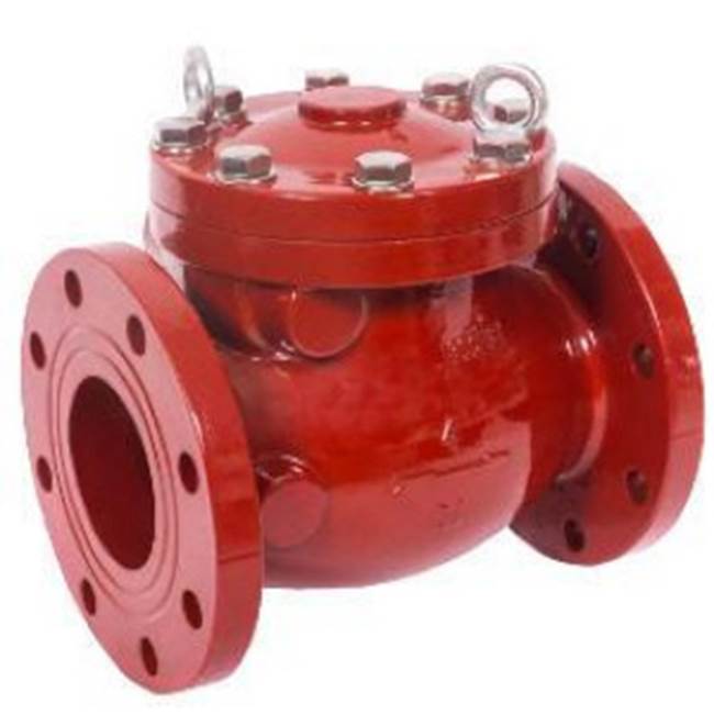 Matco Norca 10'' Flanged Ci Swing Chk Valve Resilient Seat Awwa C508 200Cwp Fusion Bonded Epoxy W/1 Bossing