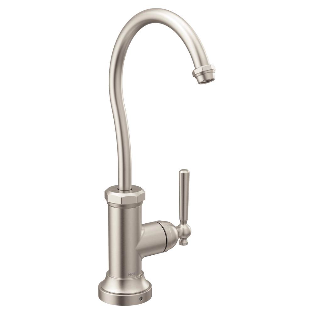 Moen Paterson Sip Industrial Cold Water Kitchen Beverage Faucet with Optional Filtration System, Spot Resist Stainless