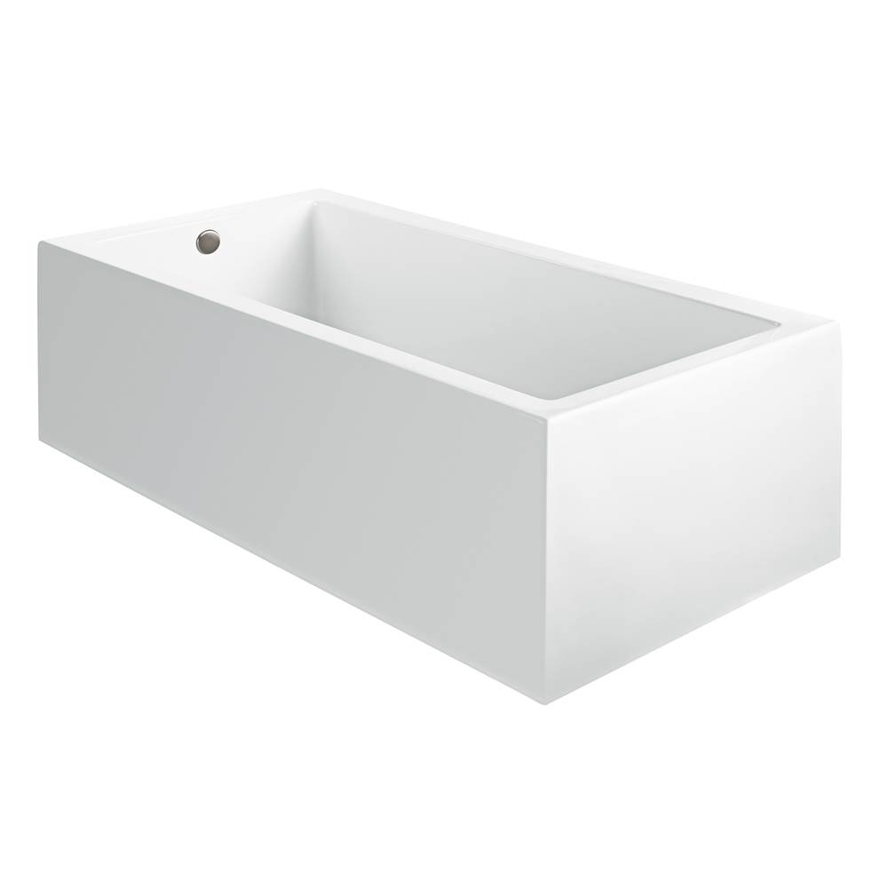 MTI Baths Andrea 6A Acrylic Cxl Sculpted 3 Side Air Bath - White (60X32)