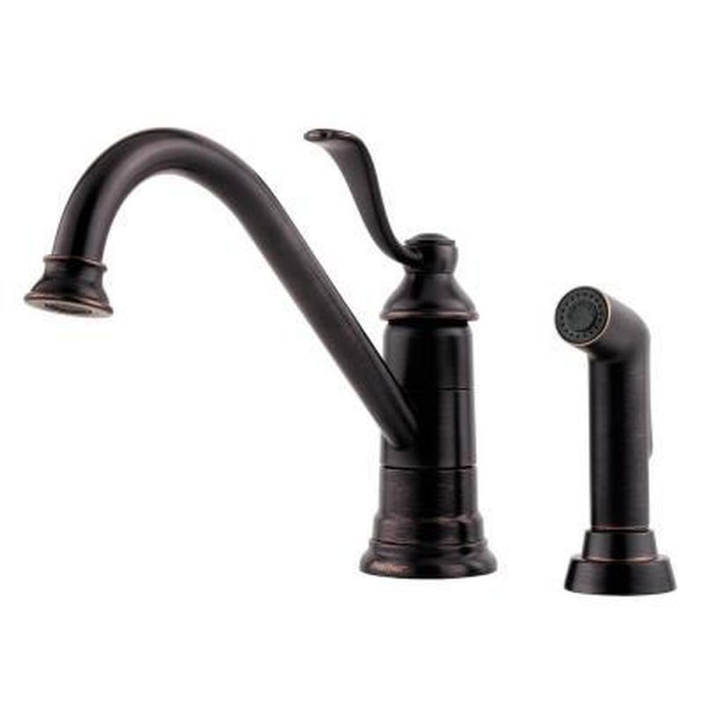 Pfister LG34-4PY0 - Tuscan Bronze - Single Handle Kitchen Faucet