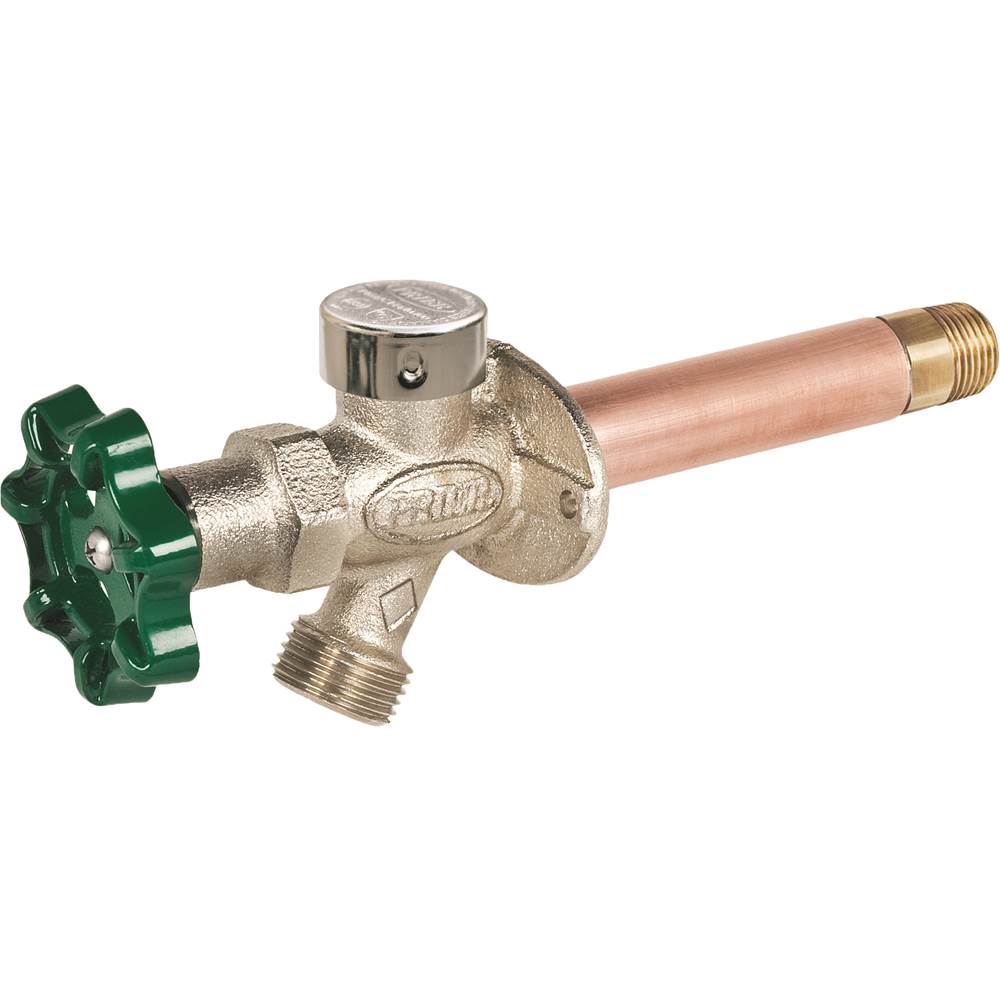 Prier Products C-144D 4'' Anti-Siphon Wall Hydrant - 1/2''Mptx1/2''Swt - Diamond
