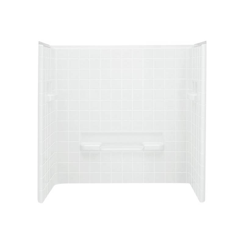 Sterling Plumbing All Pro® 60'' x 30'' bath/shower wall set with Aging in Place backerboards