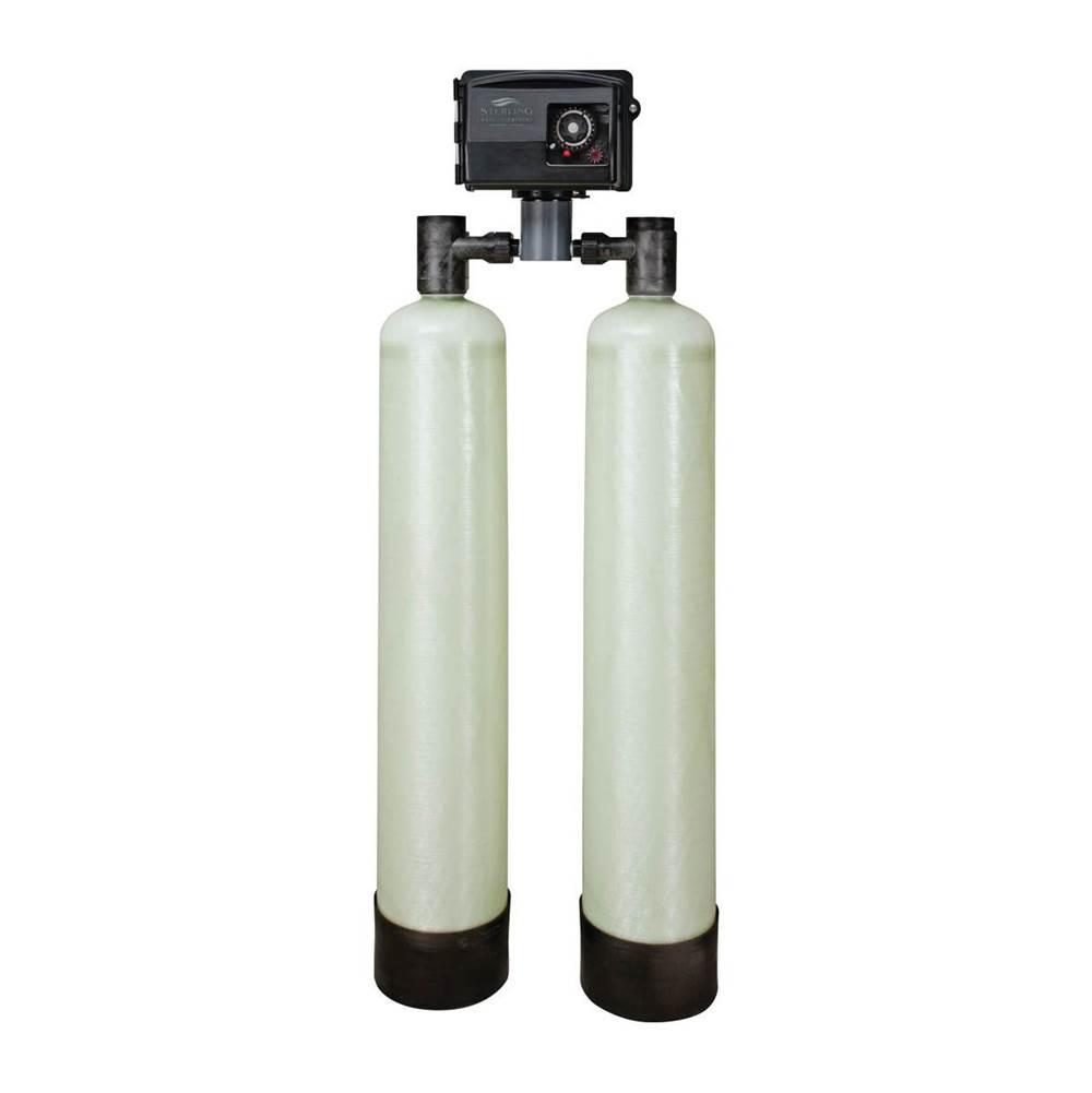 Sterling Water Treatment Iron Filter, (4)24 x 72Tanks, 30x72 Aeration Tank