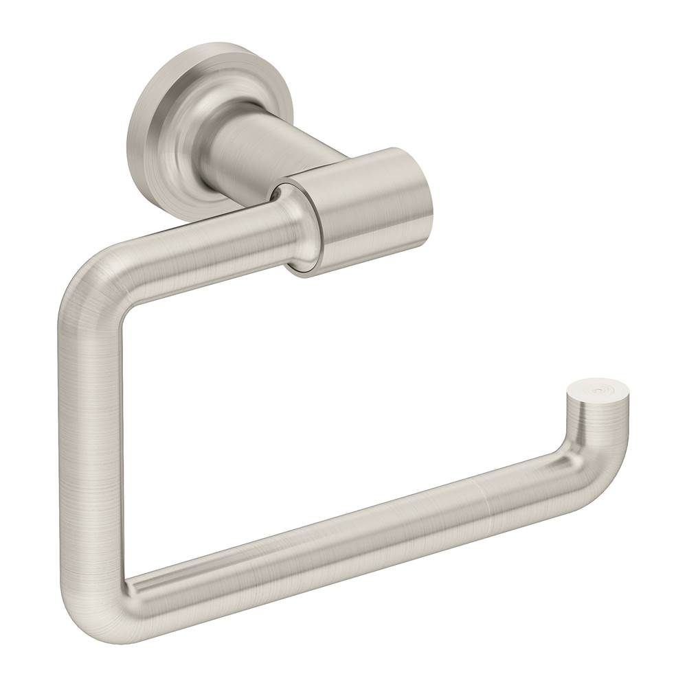 Symmons Museo Wall-Mounted Hand Towel Ring in Satin Nickel